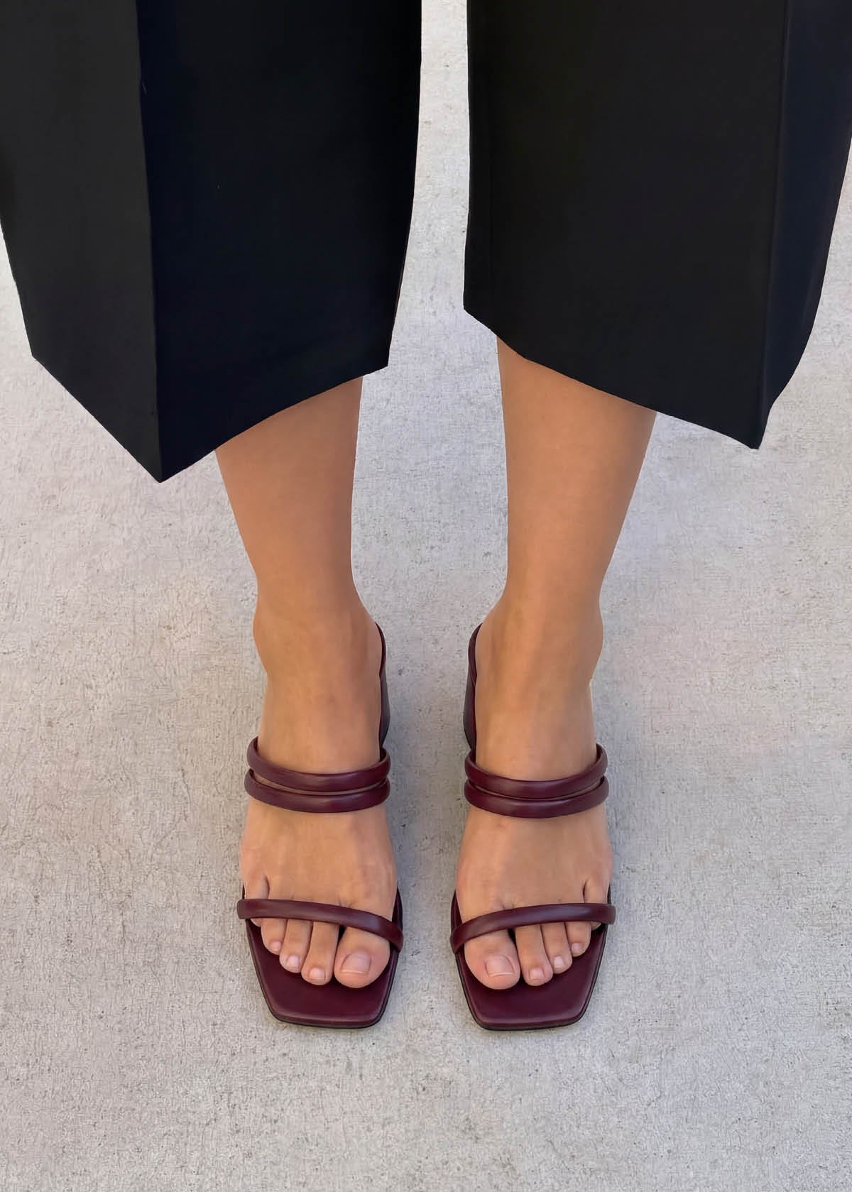 Indiana Burgundy Leather Sandals – Chiro Moyo Women's Shoes