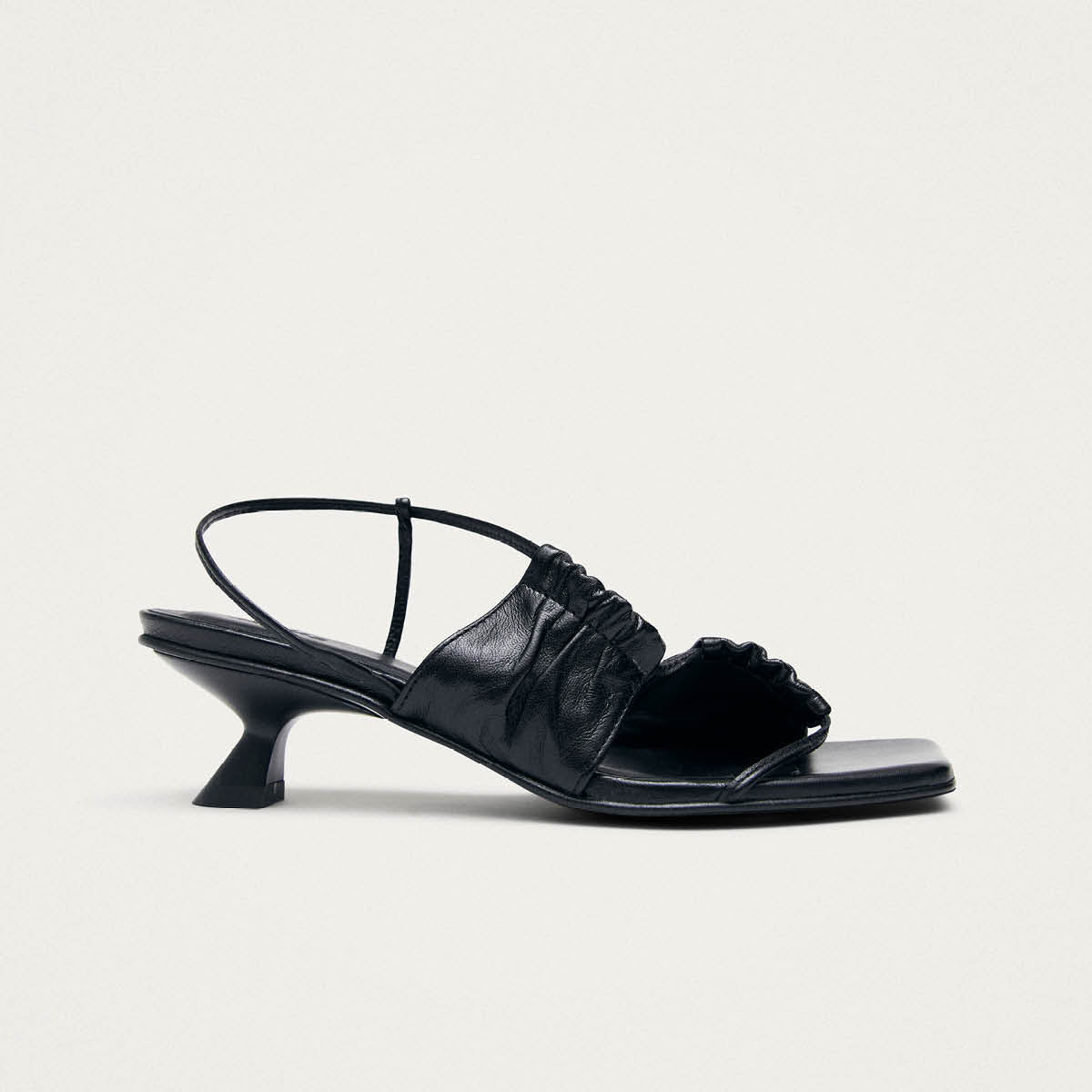 Juniper Black Leather Sandals – Chiro Moyo Women's Shoes