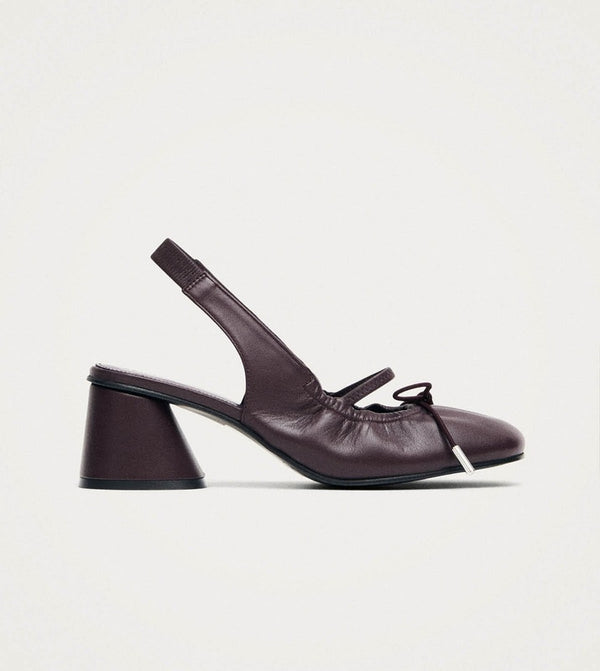 Marly Burgundy Leather Pumps – Chiro Moyo Women's Shoes
