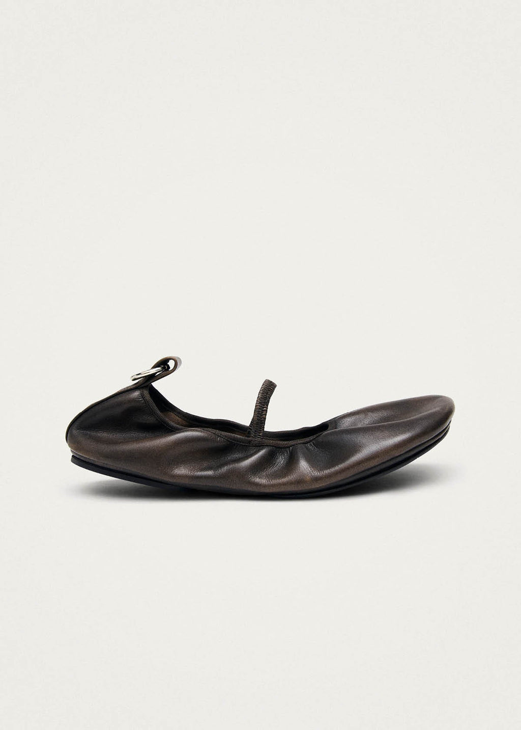 Naira Brown Leather Ballet Flats – Chiro Moyo Women's Shoes