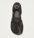 Naira Brown Leather Ballet Flats – Chiro Moyo Women's Shoes