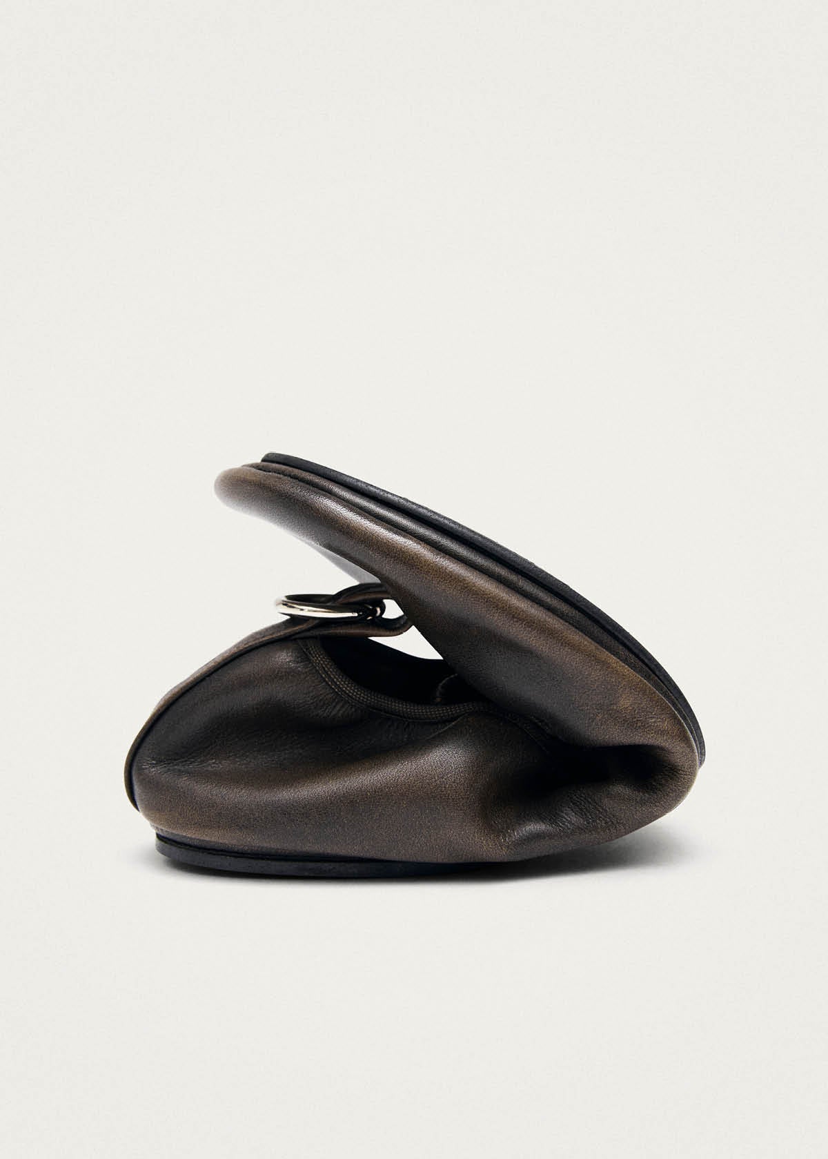 Naira Brown Leather Ballet Flats – Chiro Moyo Women's Shoes