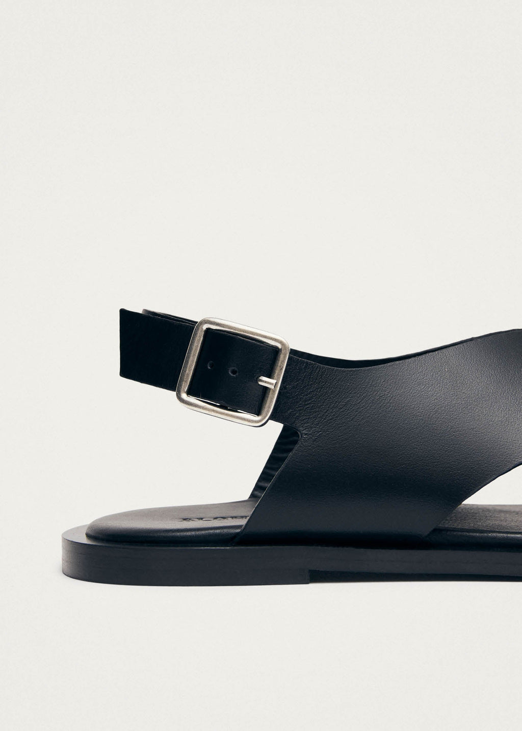 Nalu Black Leather Sandals – Chiro Moyo Women's Shoes