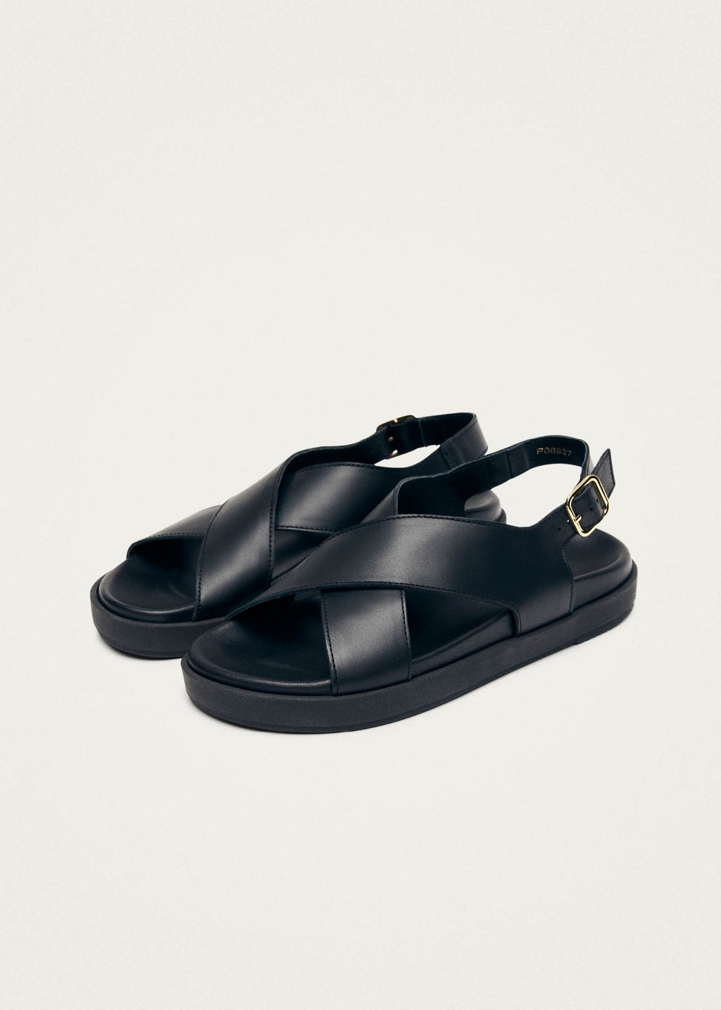 Nico Black Leather Sandals – Chiro Moyo Women's Shoes