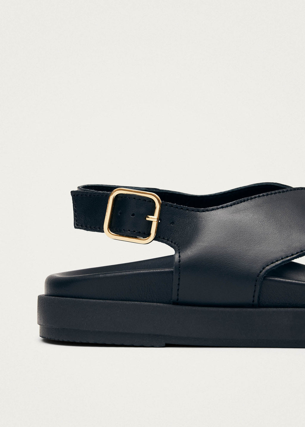 Nico Black Leather Sandals – Chiro Moyo Women's Shoes
