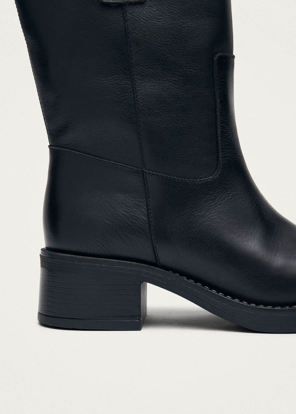 Rajan Black Leather Boots – Chiro Moyo Women's Shoes