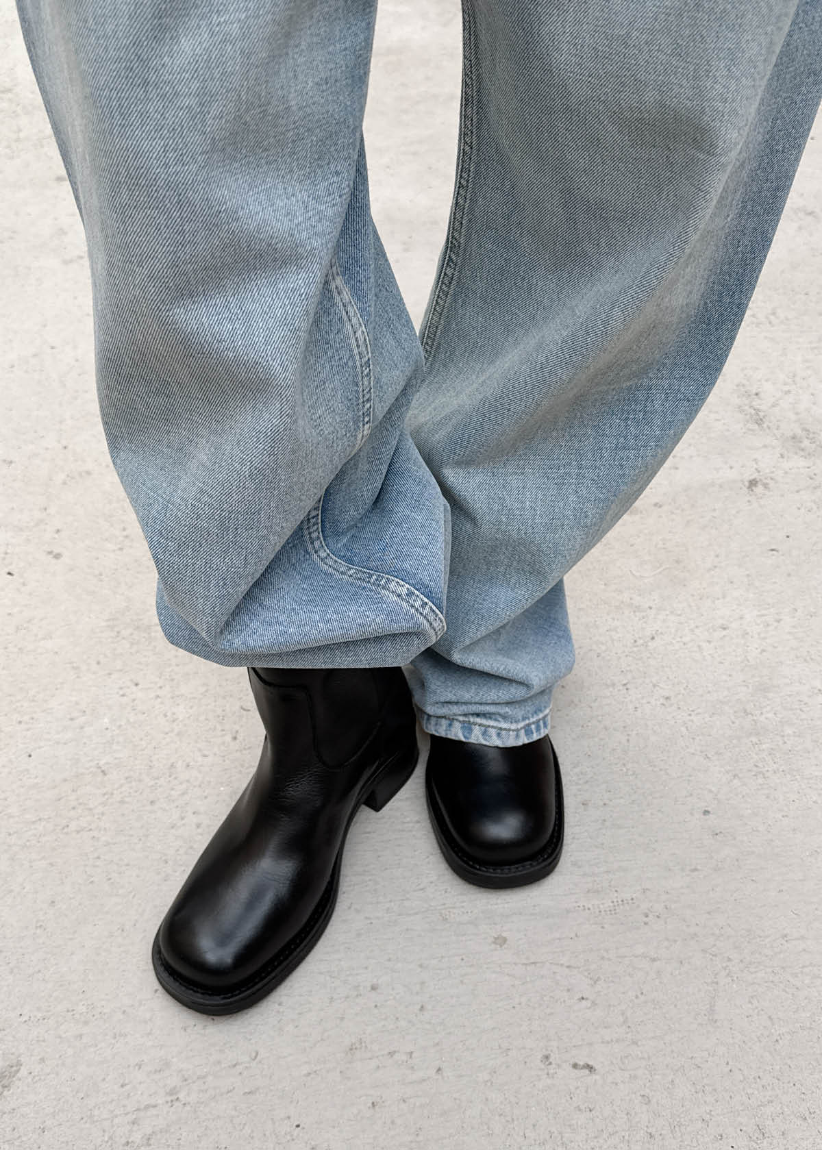 Rajan Black Leather Boots – Chiro Moyo Women's Shoes