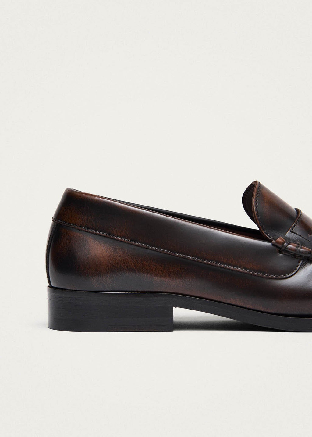 Rivet Coffee Brown Leather Loafers – Chiro Moyo Women's Shoes
