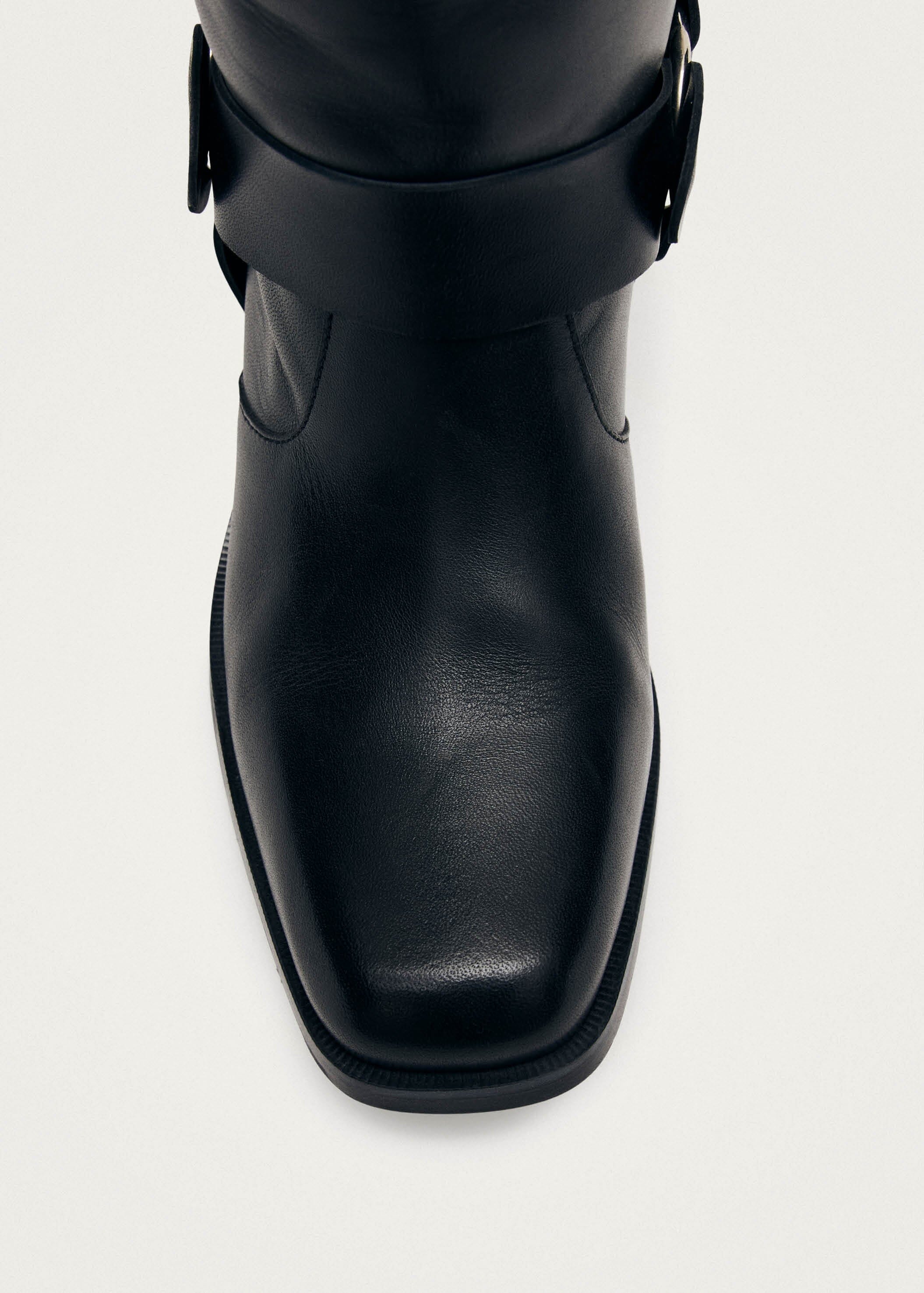 Rocky Black Leather Boots – Chiro Moyo Women's Shoes