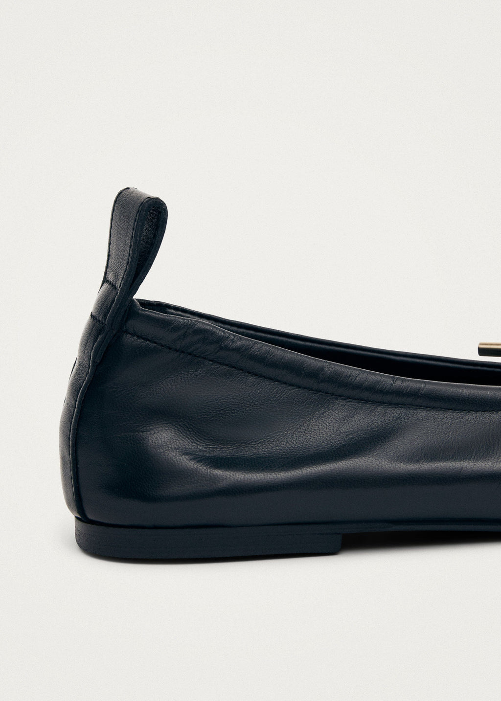 Rosalind Black Leather Ballet Flats – Chiro Moyo Women's Shoes