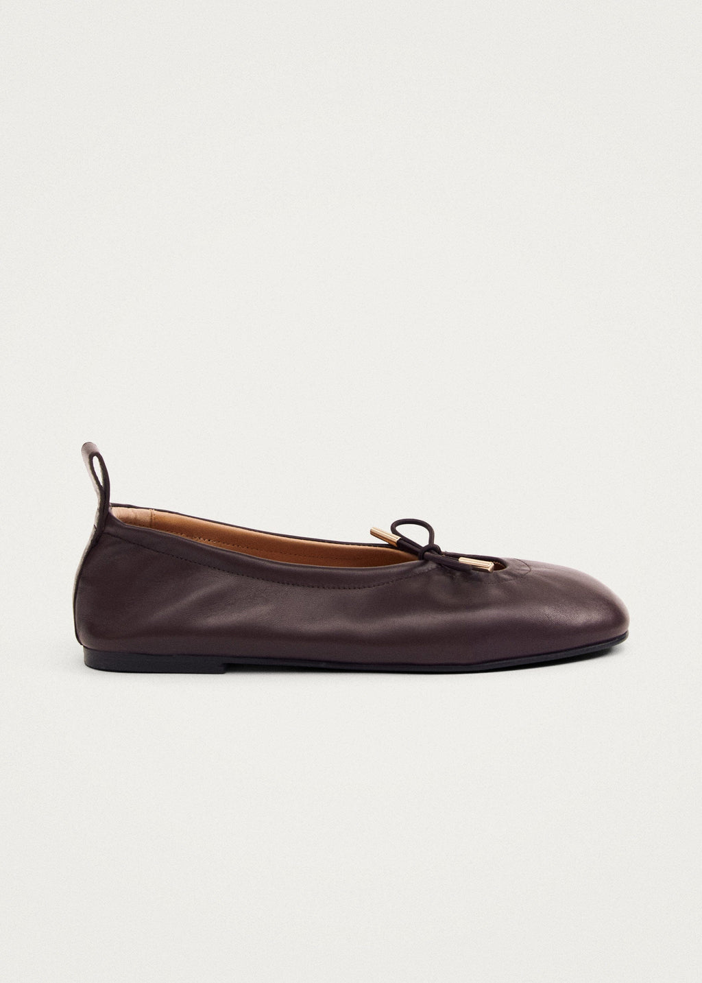 Rosalind Brown Leather Ballet Flats – Chiro Moyo Women's Shoes