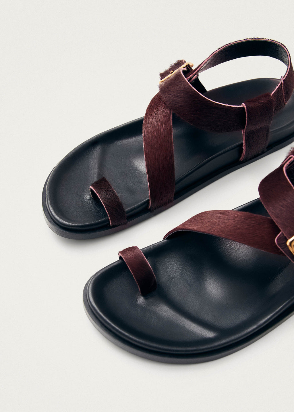 Siren Burgundy Leather Sandals – Chiro Moyo Women's Shoes
