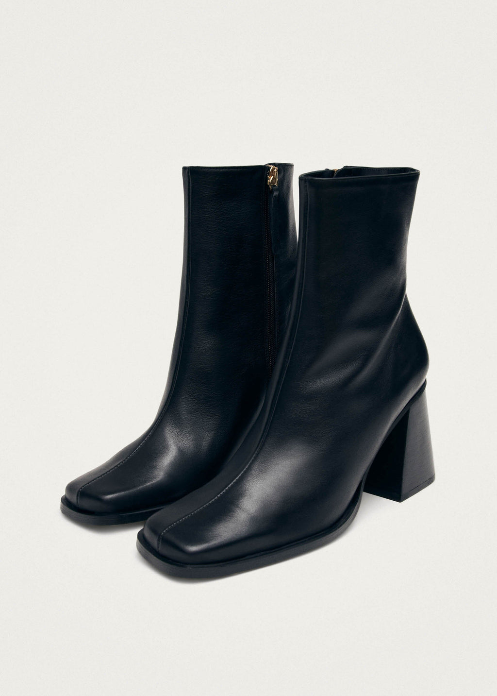 South Black Leather Ankle Boots – Chiro Moyo Women's Shoes