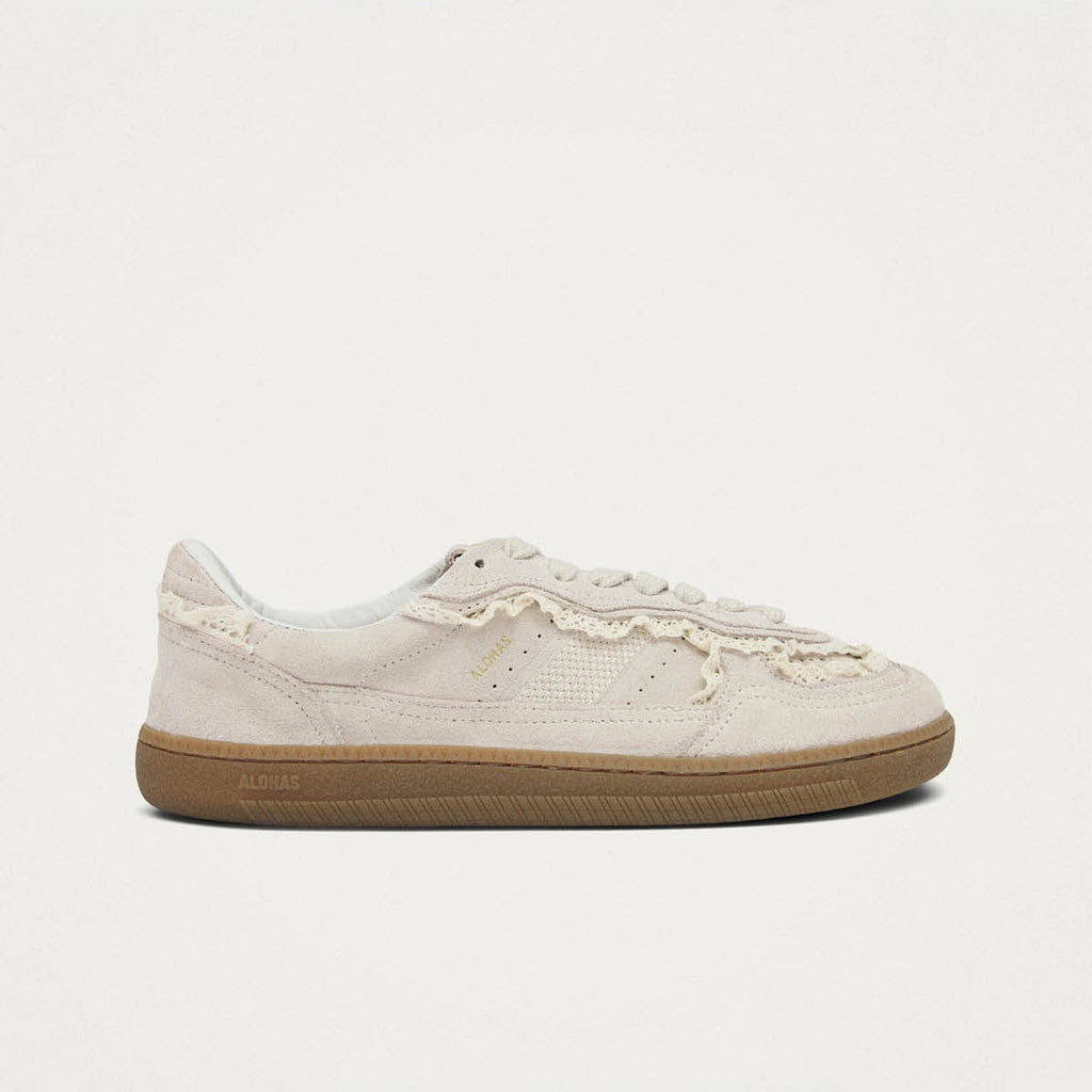 Tb.00 Barefoot Cream Leather Sneakers – Chiro Moyo Women's Shoes