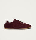 Tb.24 Burgundy Leather Sneakers – Chiro Moyo Women's Shoes