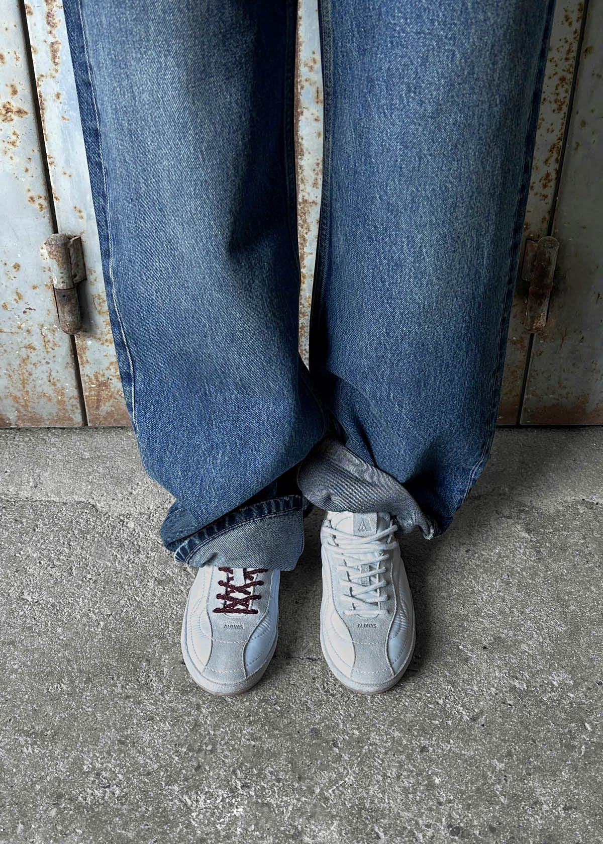 Tb.25 Blue Fabric Sneakers – Chiro Moyo Unisex Shoes
