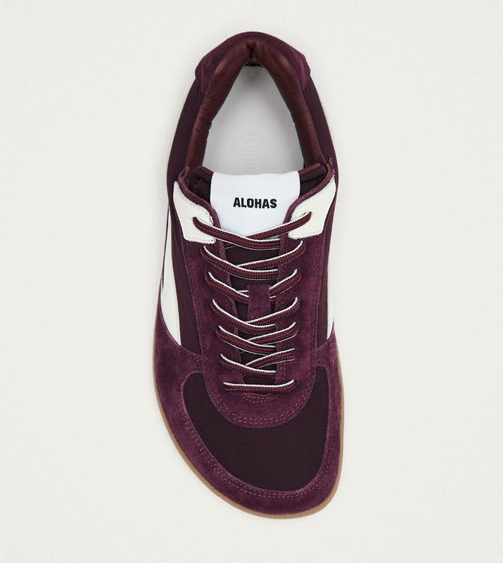 Tb.83 Burgundy Fabric Sneakers – Chiro Moyo Unisex Shoes