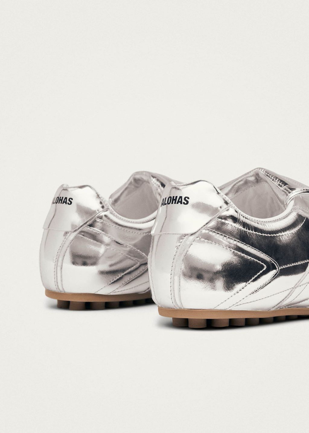 Tb.99 Silver Leather Sneakers – Chiro Moyo Unisex Shoes
