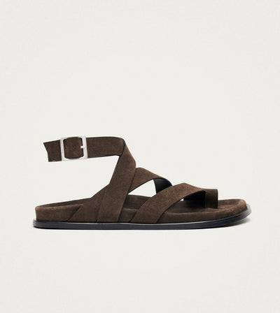 Tide Brown Leather Sandals – Chiro Moyo Women's Shoes
