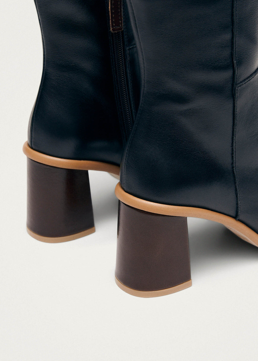 West Black Leather Ankle Boots – Chiro Moyo Women's Shoes
