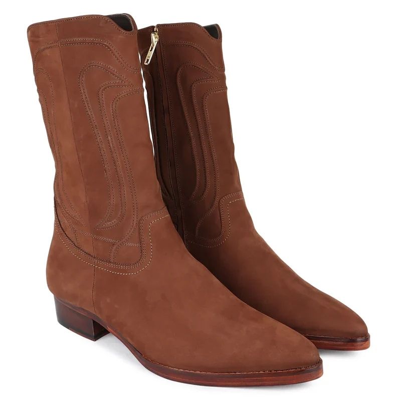 Zip Cowboy Boots